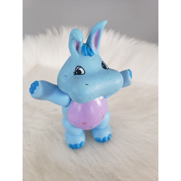 1985 WUZZLES‎ POSEABLE HOPPOPOTAMUS Hasbro Figure pvc plastic - Picture 4 of 4